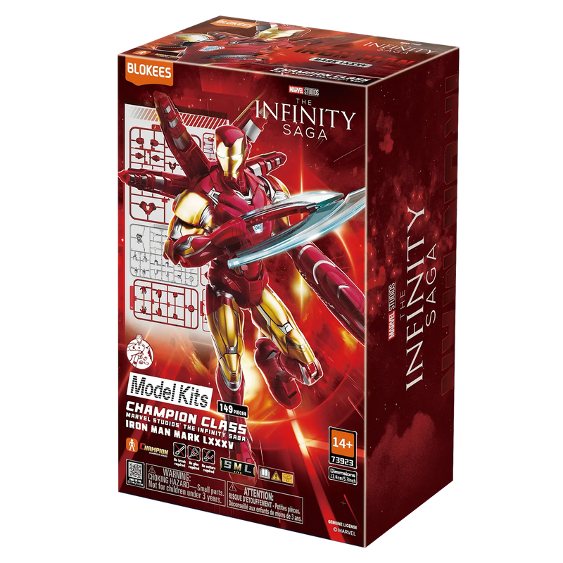 Blokees - Marvel Infinity Saga Galaxy Champion Class - DX Iron Man MK85