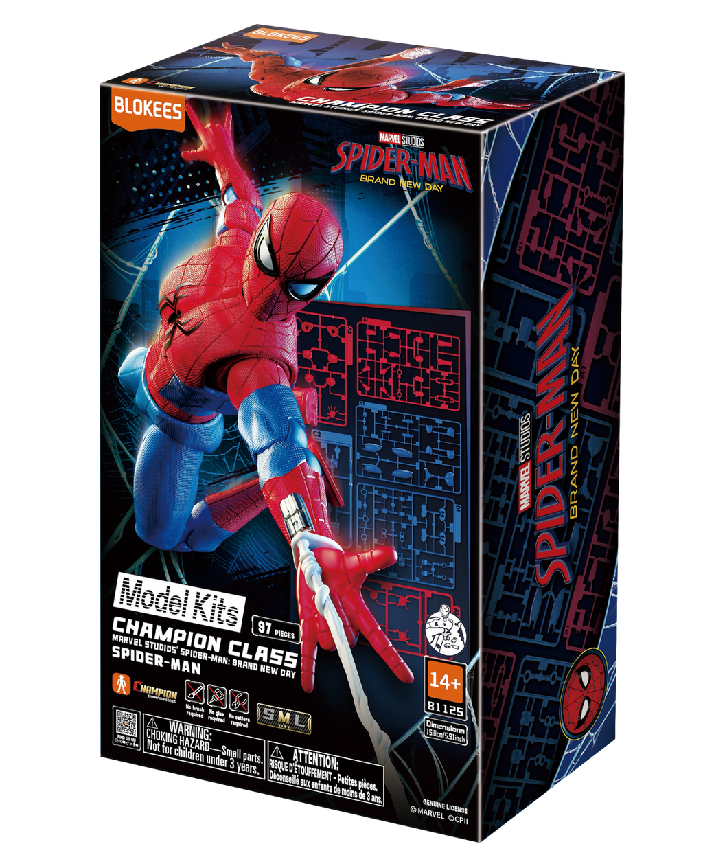 Blokees - Marvel Heroes Brand New Day Galaxy Champion Class -  Spider-Man (PELICULA)