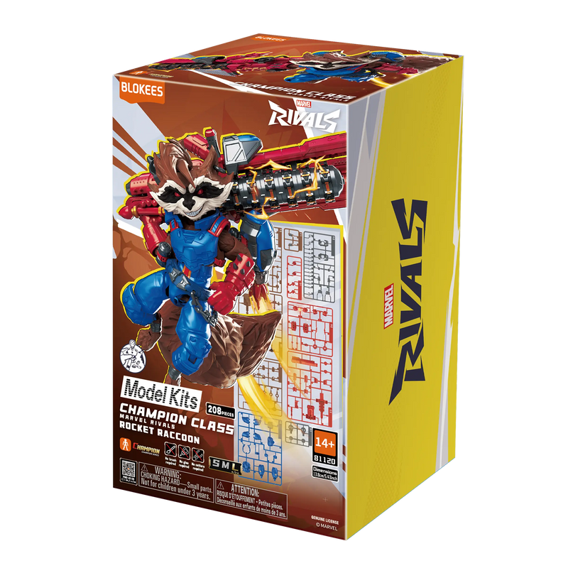 Blokees - Marvel Rivals Galaxy Champion Class - Rocket Raccoon