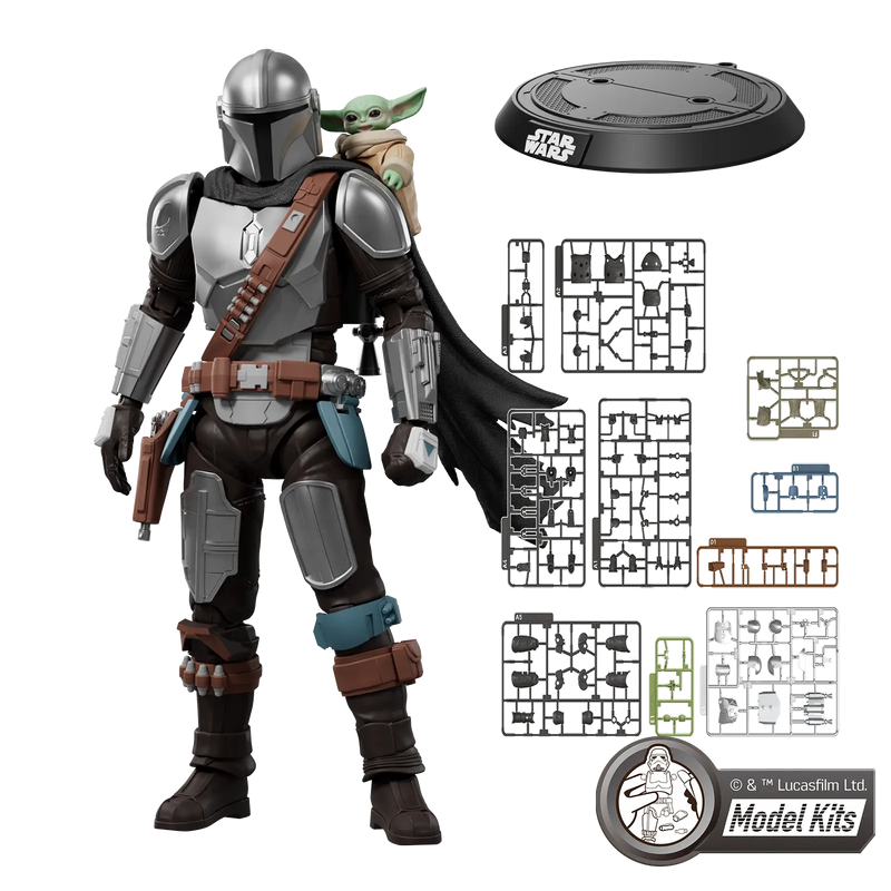 Blokees Star Wars: The Mandalorian & Grogu Champion Class - Din Djarin & Grogu