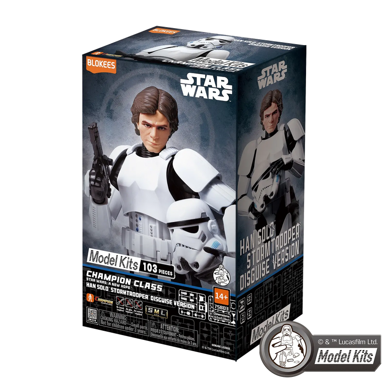 Blokees Star Wars: A New Hope Champion Class - Han Solo Stormtrooper Distinguis Version