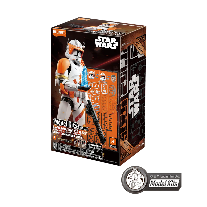Blokees Star Wars: Revenge of the Sith Champion Class - Clone Commander Cody