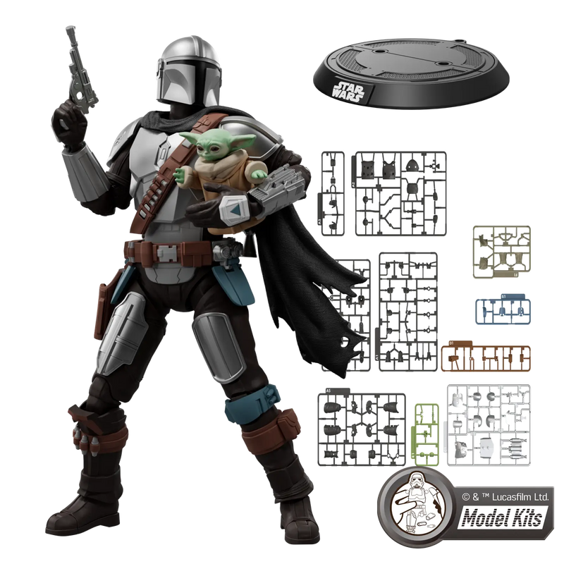 Blokees Star Wars: The Mandalorian & Grogu Champion Class - Din Djarin & Grogu